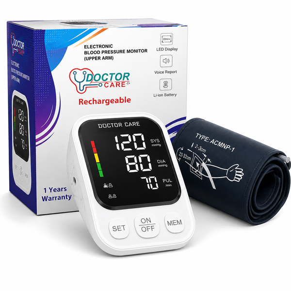 Doctors Care Doctor Care Rechargeable Digital Blood Pressure Monitor (Upper Arm) - Image 1