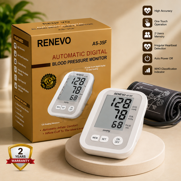 Renovo RENEVO Automatic Digital Blood Pressure Monitor Model: AS-35F - Image 1
