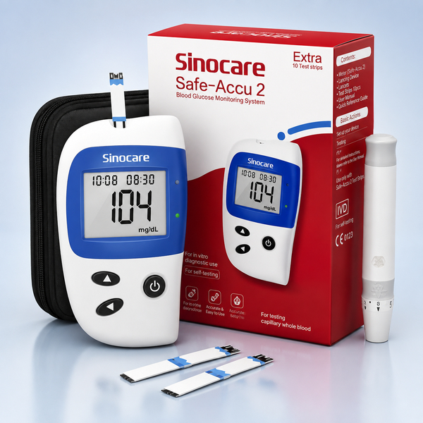 Sinocare safe 2 Sinocare Safe-Accu 2 Blood Glucose Monitoring System - Image 1